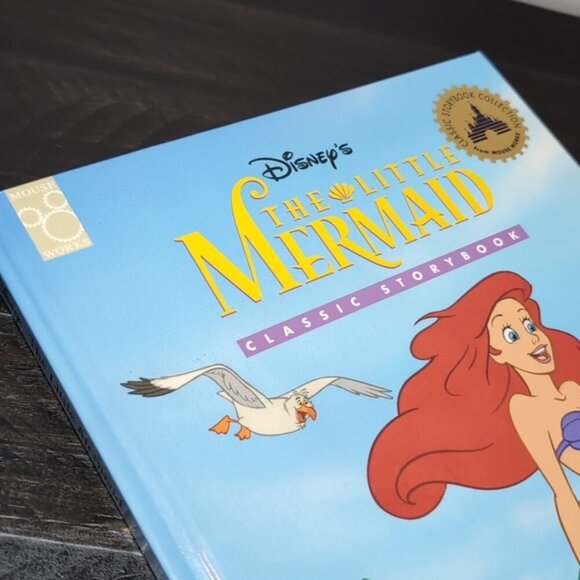 Vintage Disney The Little Mermaid Story Story Book Hardcover 1997 Princess - Picture 2 of 14